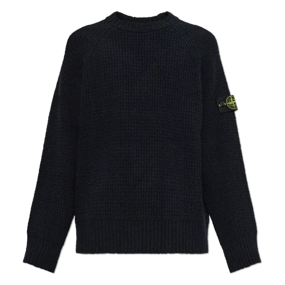 Maglione con patch logo