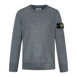 Maglione con scollo a costine