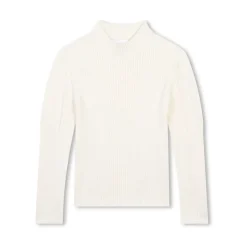 Maglione Girocollo in Maglia Avorio
