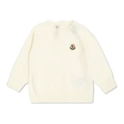 Maglione in cachemire con toppa del logo
