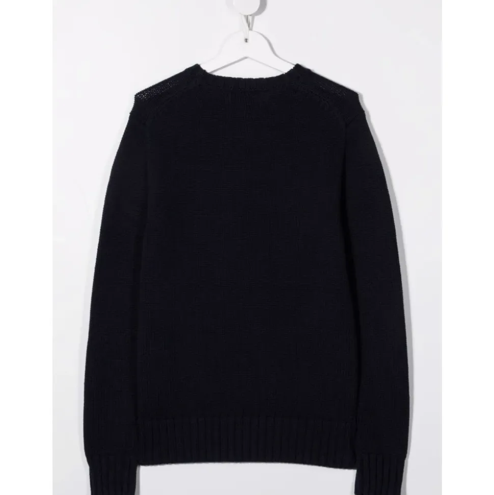 Maglione in Cotone Intarsia