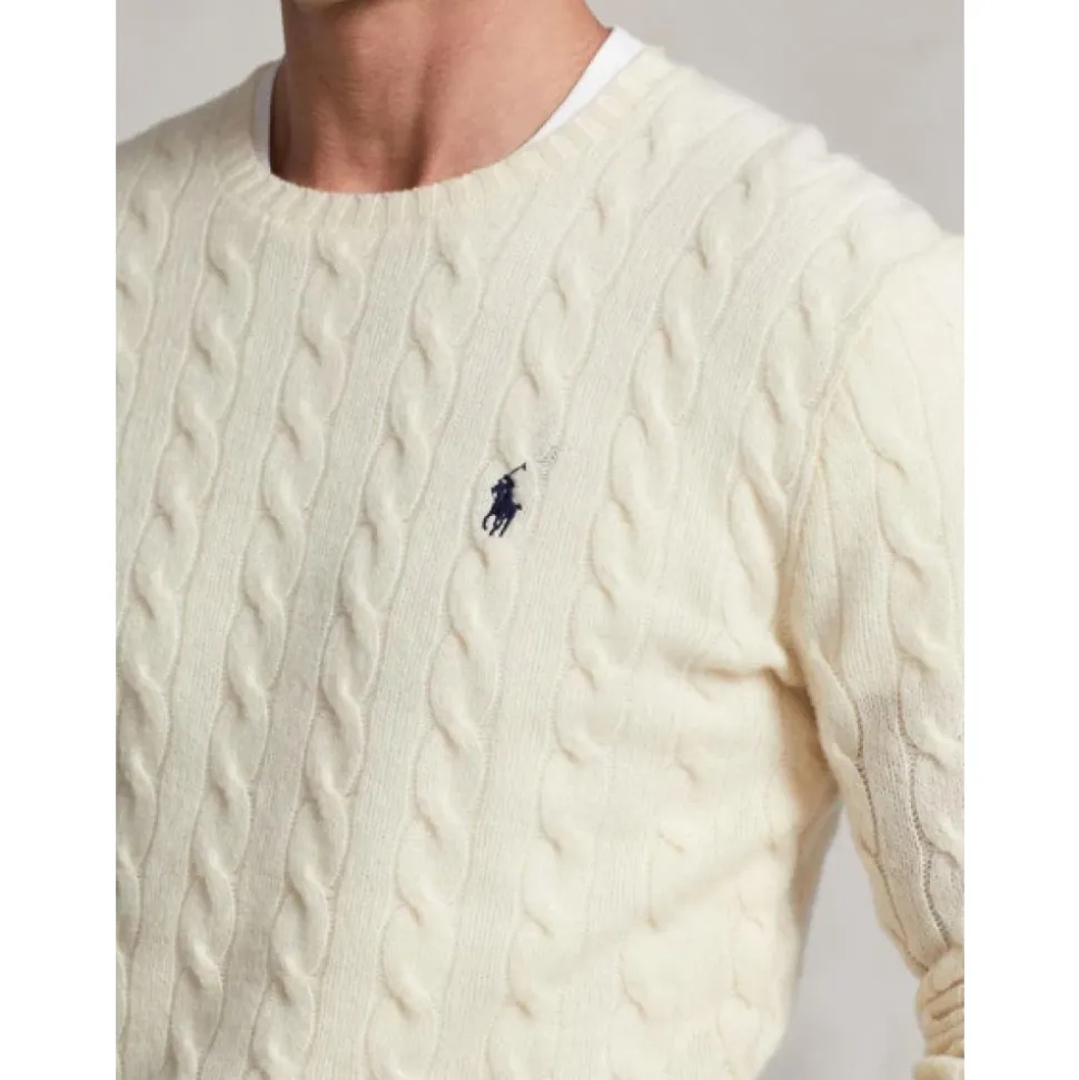 Maglione in lana e cashmere a collo alto