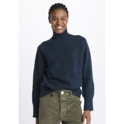 Maglione in lana Shetland a dolcevita