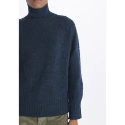 Maglione in lana Shetland a dolcevita