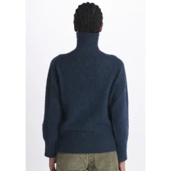Maglione in lana Shetland a dolcevita