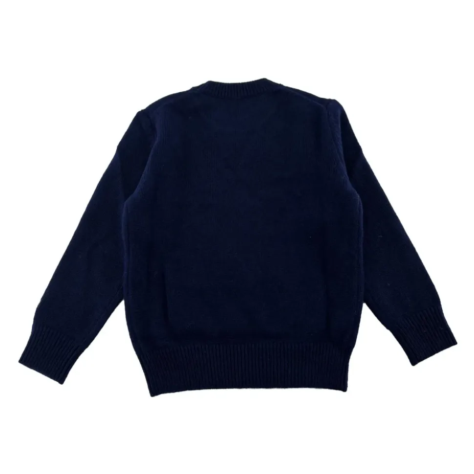 Maglione in Maglia con Dettaglio Fiocco