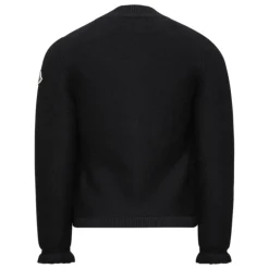 Maglione nero con costine