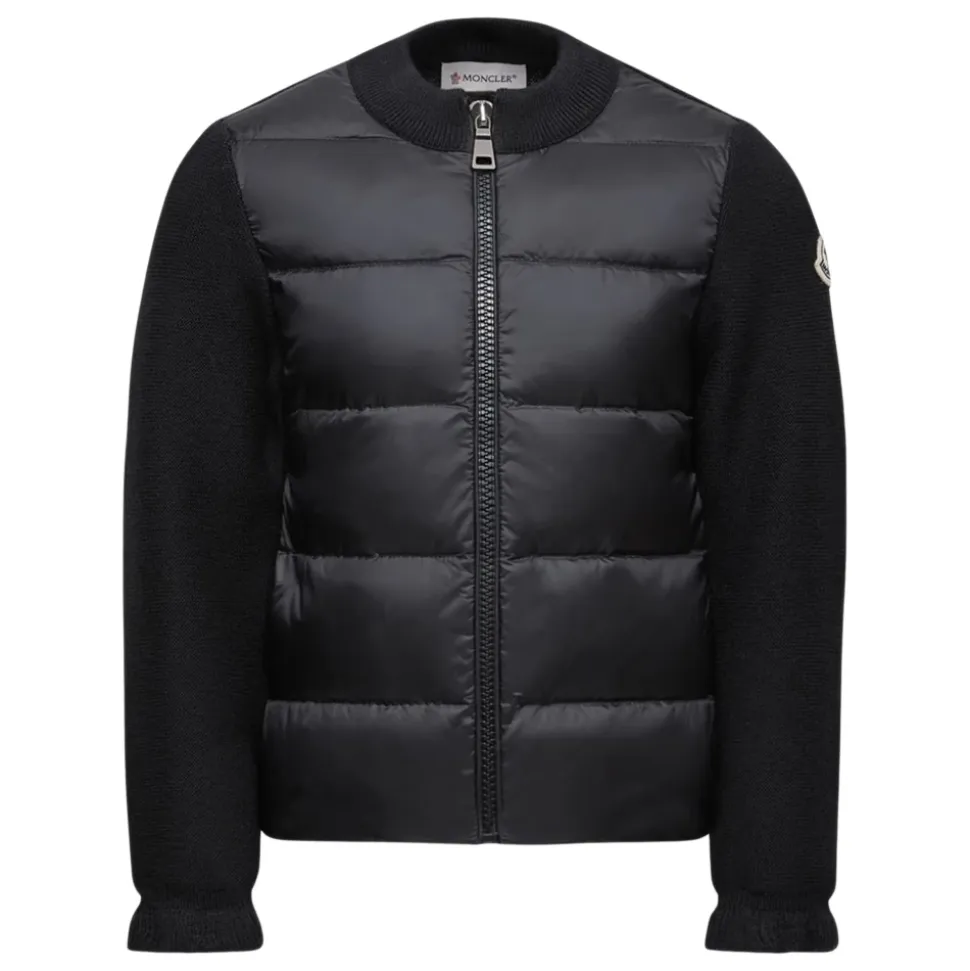 Maglione nero con costine