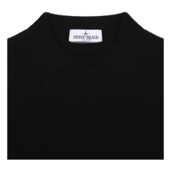 Maglione Nero con Patch Bussola
