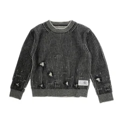 Maglione Unisex Nero in Maglia