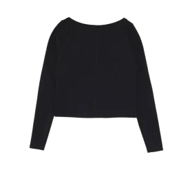 Manica Lunga Air Logo Tee Nero/Bianco