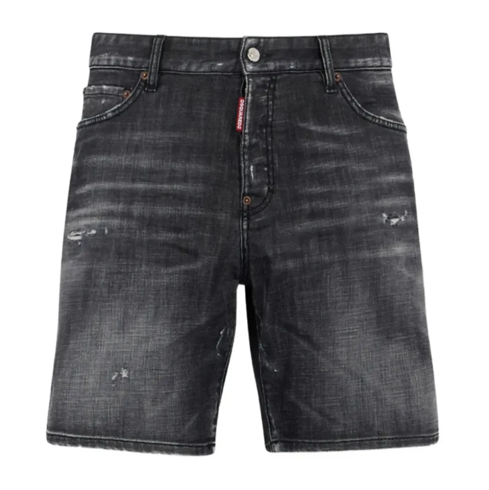 Marine Denim Shorts
