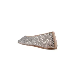 Mesh Crystal Mary Jane Flat