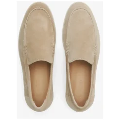 Mocassini in Velluto Naturale Beige Sabbia da Donna ER00113365
