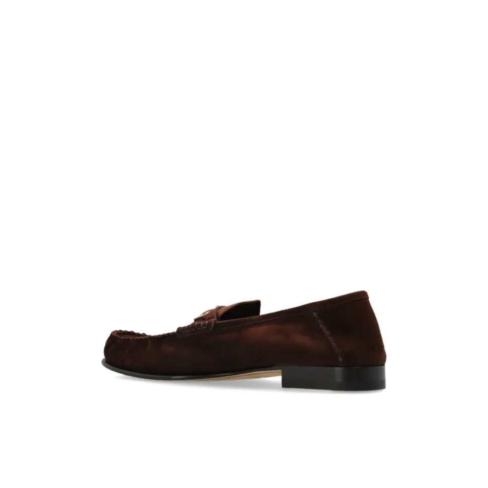 Mocassino Ripley con Doppia T in Camoscio