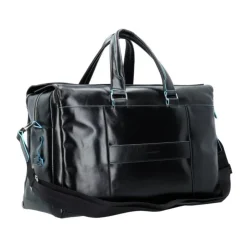 Moderna borsa da viaggio in pelle con scomparto per laptop