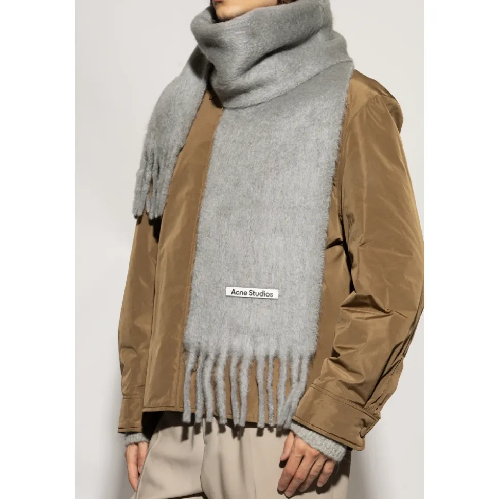 Mohair Logo Scarf