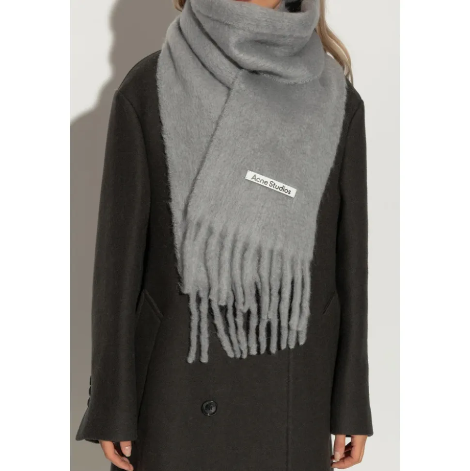 Mohair Logo Scarf