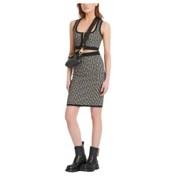 Monogram Knit Skirt