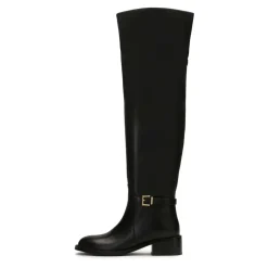Moschettieri in pelle con tacchi piatti
