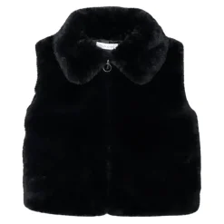 M2899W25 Gilet Effetto Pelliccia