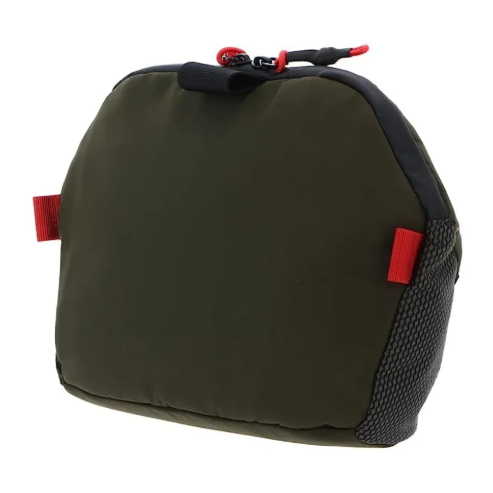 Necessaire da Viaggio Unisex in Pelle Verde