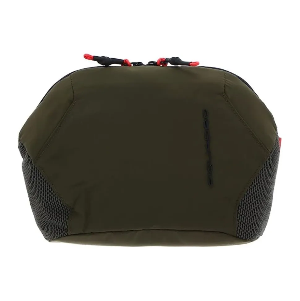 Necessaire da Viaggio Unisex in Pelle Verde