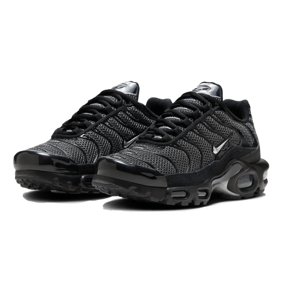 Nero Camoscio Argento Air Max Plus