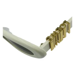 Occhiali da sole stile farfalla in bianco