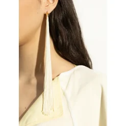 Orecchini con Lunghe Nappe