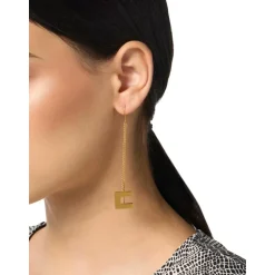 Orecchini Pendenti Con Logo