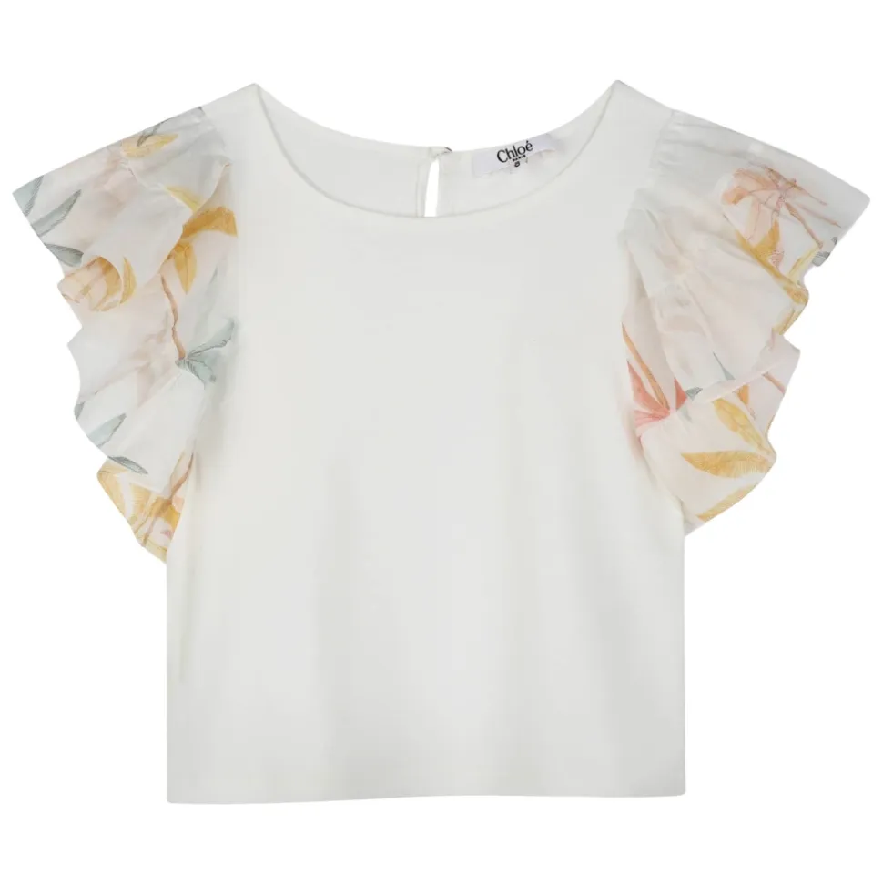 Palm Grove Top con Volant