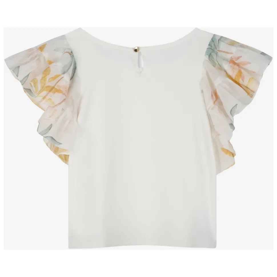 Palm Grove Top con Volant