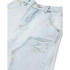 Panelled Denim Shorts
