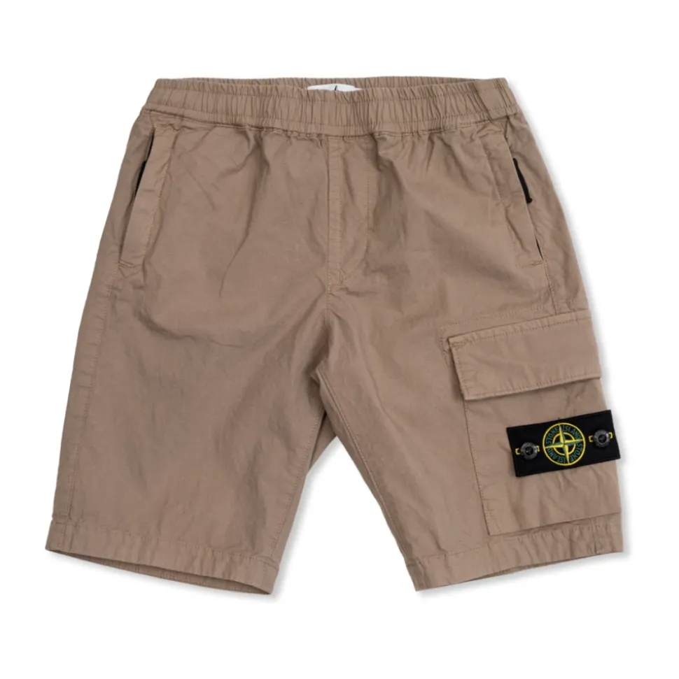 Pantaloncini Cargo Regular-fit con Elastico in Vita