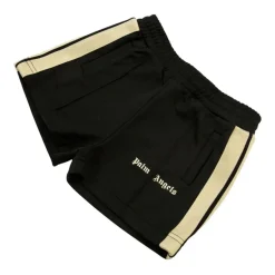Pantaloncini con stampa logo e banda laterale