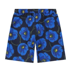 Pantaloncini di Cotone con Stampa Floreale