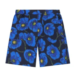 Pantaloncini di Cotone con Stampa Floreale