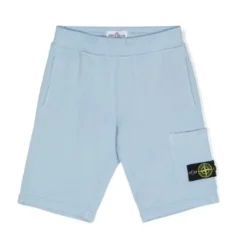Pantaloncini Elasticizzati in Cotone