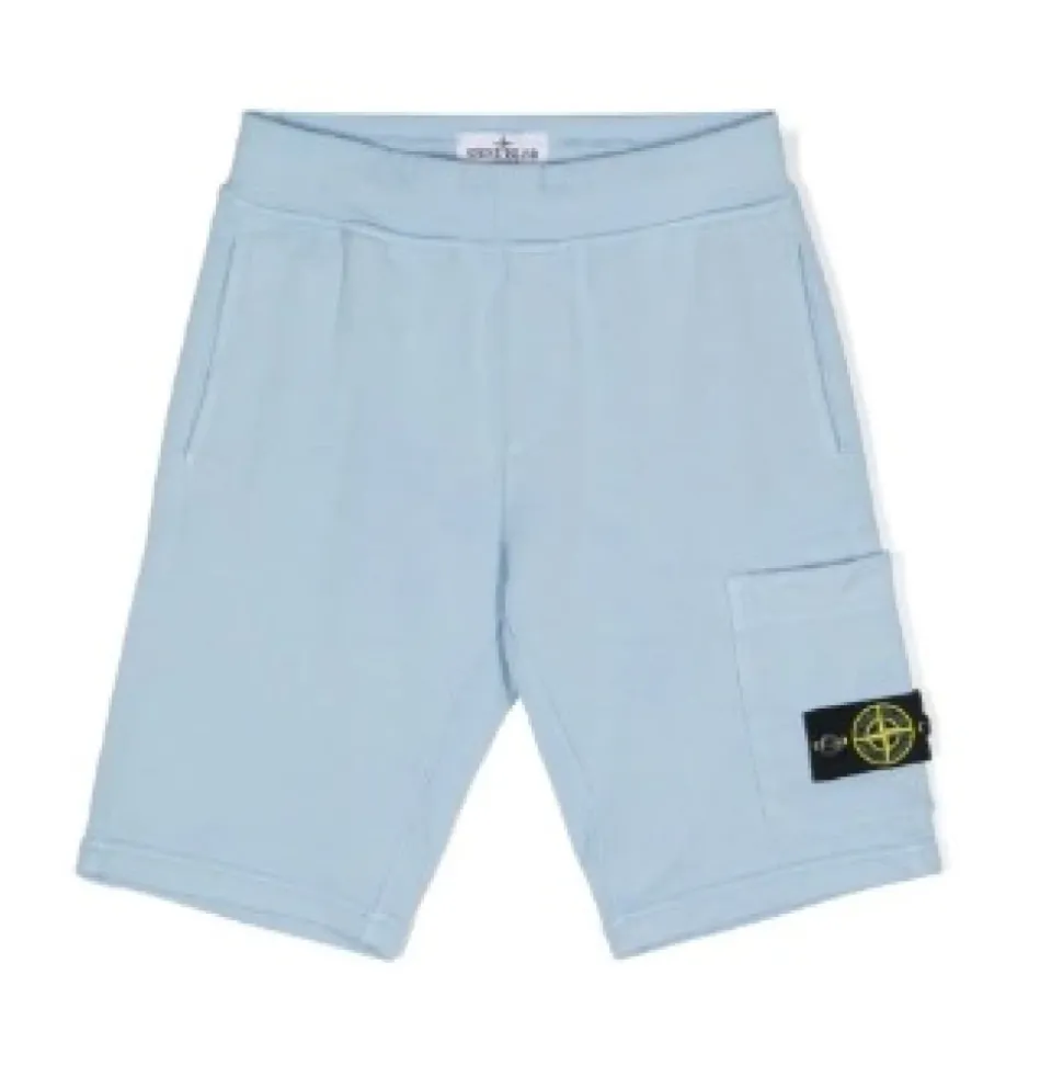 Pantaloncini Elasticizzati in Cotone