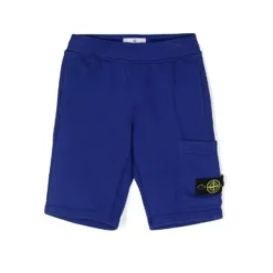 Pantaloncini Royal Blue in Jersey Texture