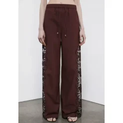 Pantalone in mussola di cotone