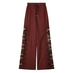 Pantalone in mussola di cotone