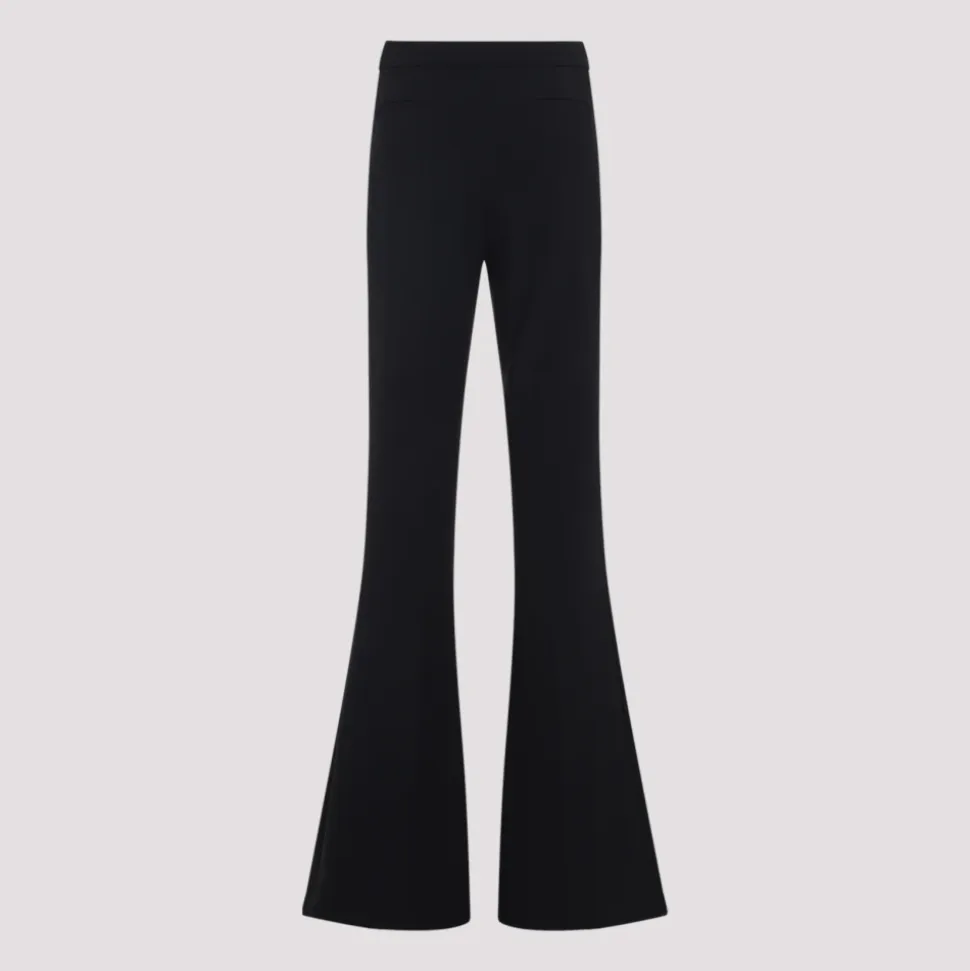 Pantaloni a doppio strato in crêpe stretch