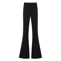Pantaloni a doppio strato in crêpe stretch