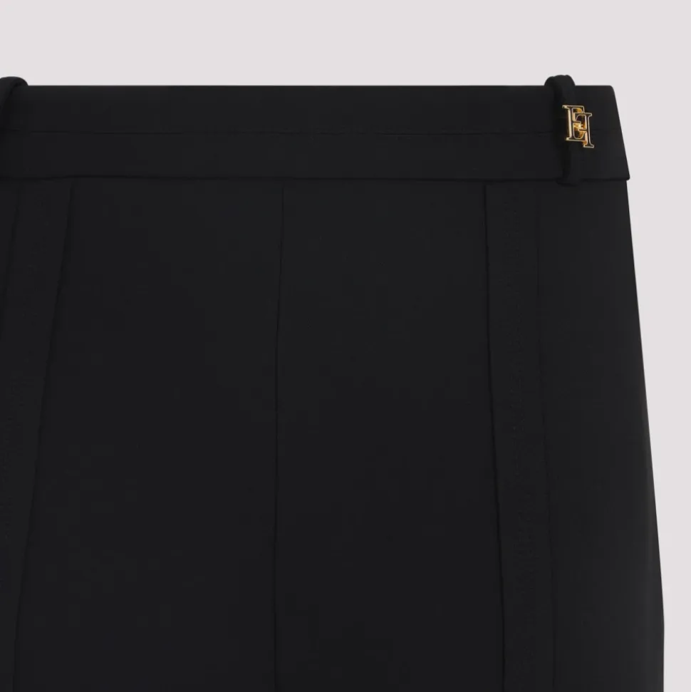 Pantaloni a doppio strato in crêpe stretch