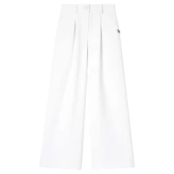 Pantaloni a gamba larga effetto crêpe