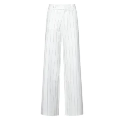 Pantaloni Ampi a Righe Verticali