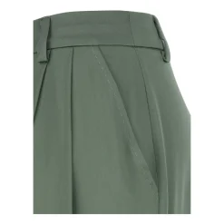 Pantaloni ampi con pinces frontali