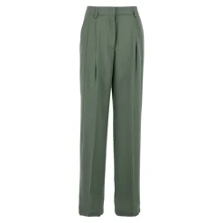Pantaloni ampi con pinces frontali